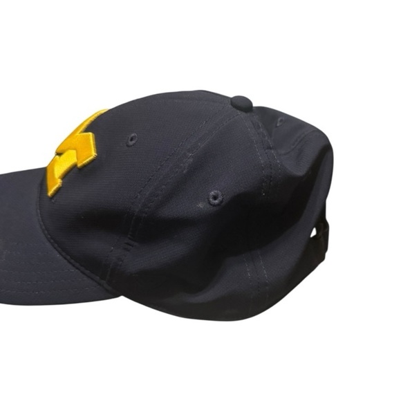 University Of Michigan Wolverines Navy Blue Top Of The World Hat Adjustable - Picture 2 of 5